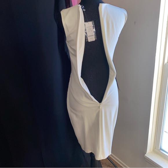 Bebe Embellished Ponte MIDI Dress - Picture 9 of 11